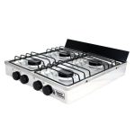 ESTUFA SUPER FLAMA 4 QUEMADORES TODA ACERO INOXIDABLE